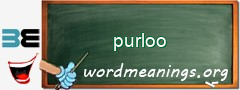 WordMeaning blackboard for purloo